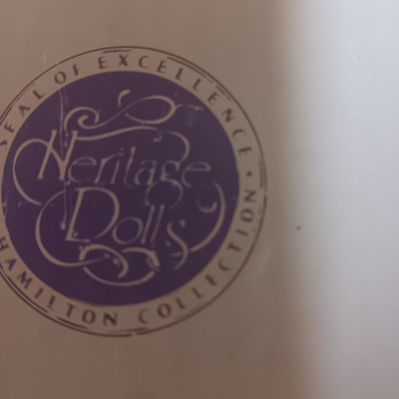 !HAMILTON COLLECTION 1992 Heather 18" PORCELAIN BISQUE DOLL Joke Grobben VINTAGE - Picture 5 of 6